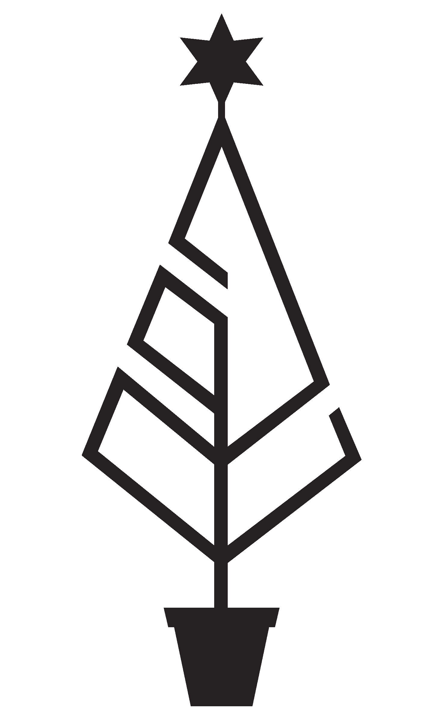 logo pronájem stromků